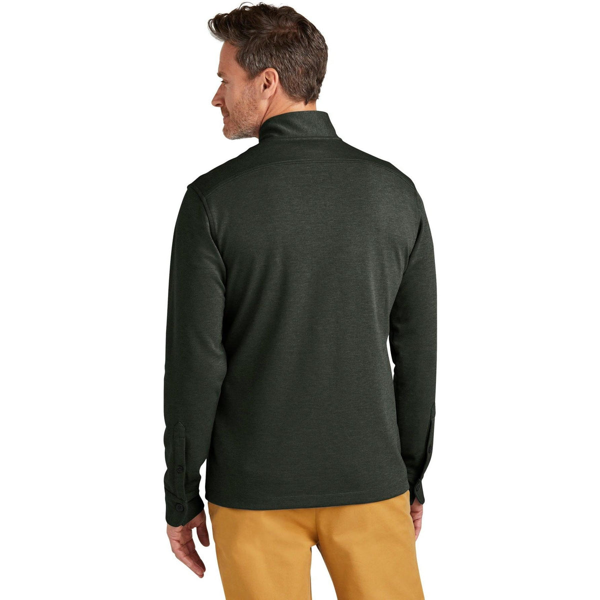 no-logo Brooks Brothers Mid-Layer Stretch 1/2-Button-New-Brooks Brothers-Thread Logic