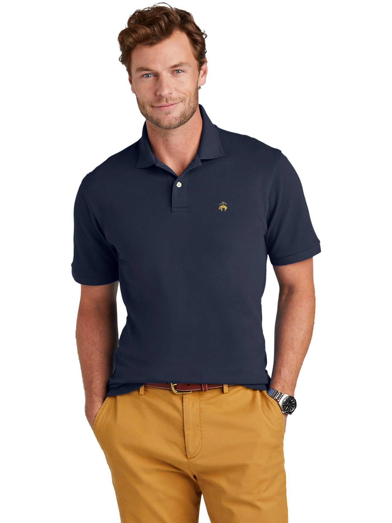 no-logo Brooks Brothers Pima Cotton Pique Polo-New-Brooks Brothers-Thread Logic