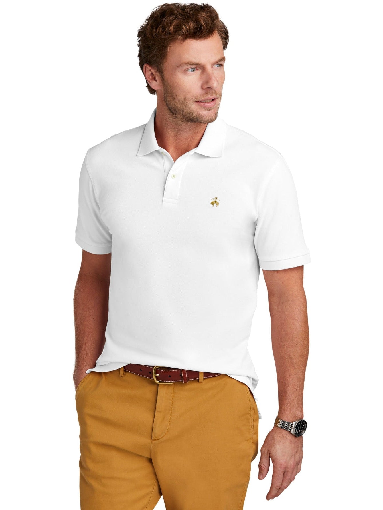 no-logo Brooks Brothers Pima Cotton Pique Polo-New-Brooks Brothers-Thread Logic