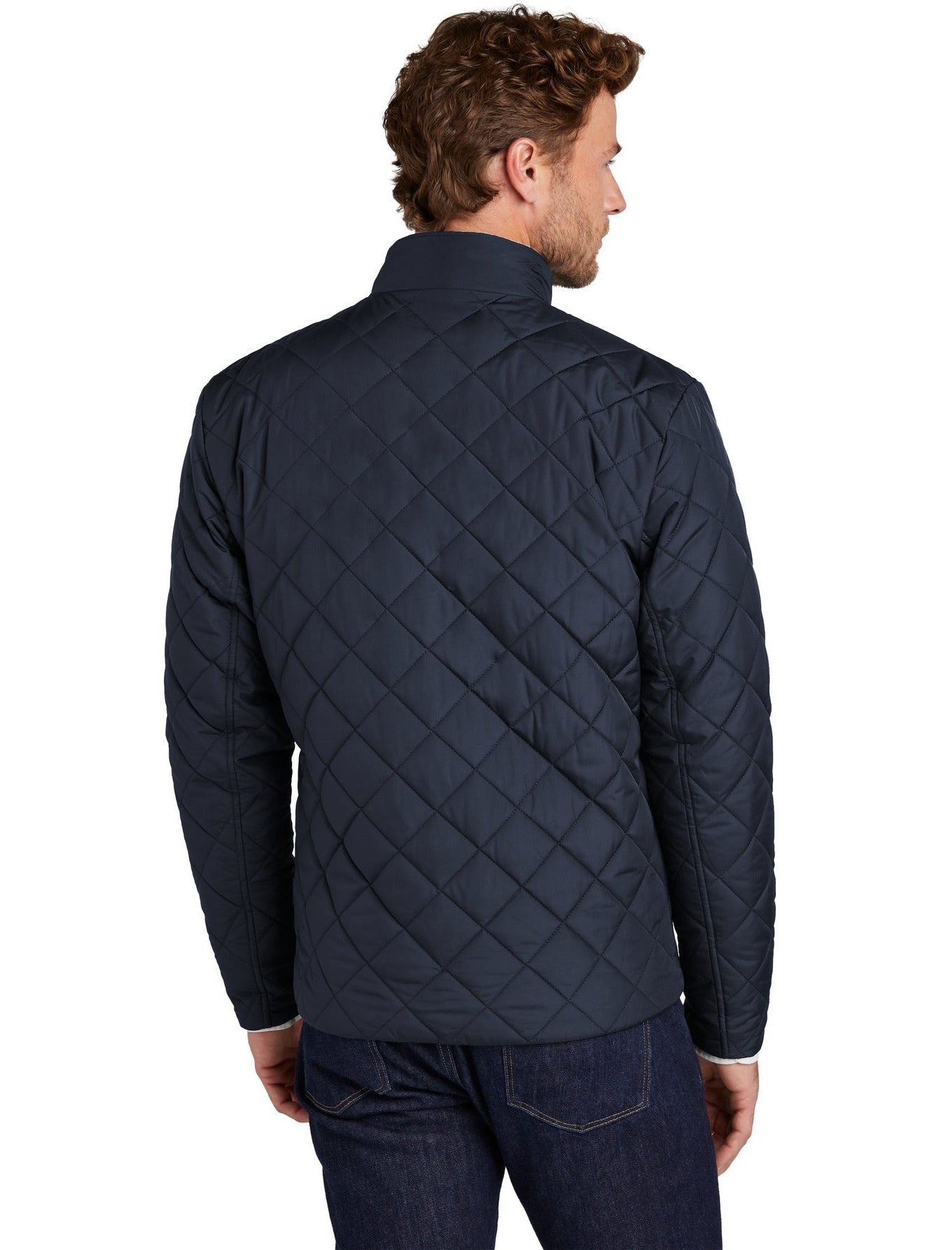 Brooks Brothers Quilted Jacket With Custom Embroidery | BB18600