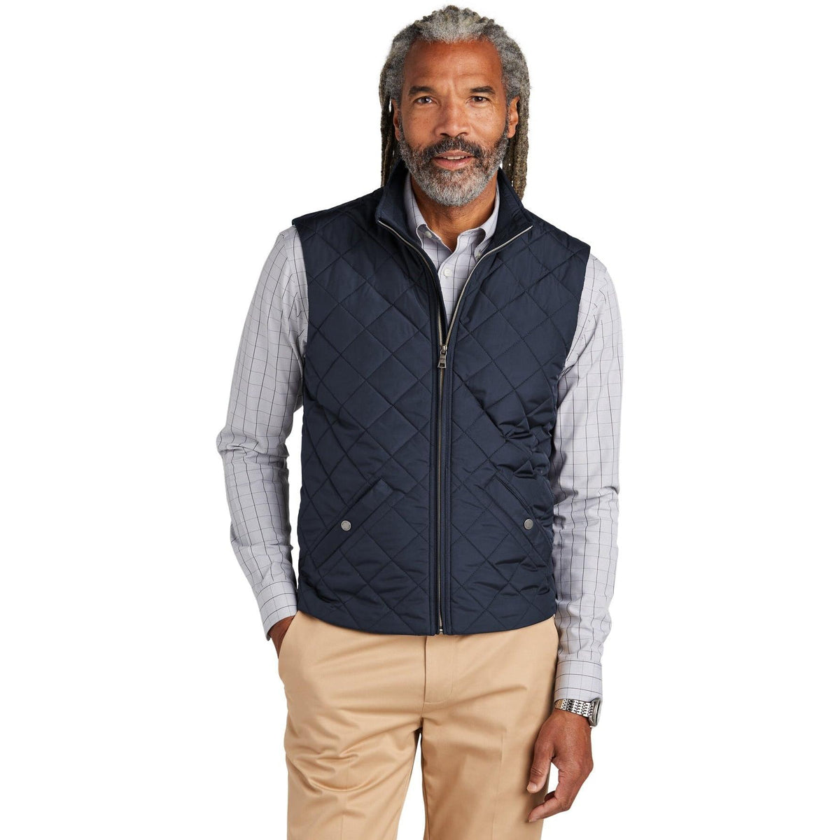 no-logo Brooks Brothers Quilted Vest-New-Brooks Brothers-Thread Logic