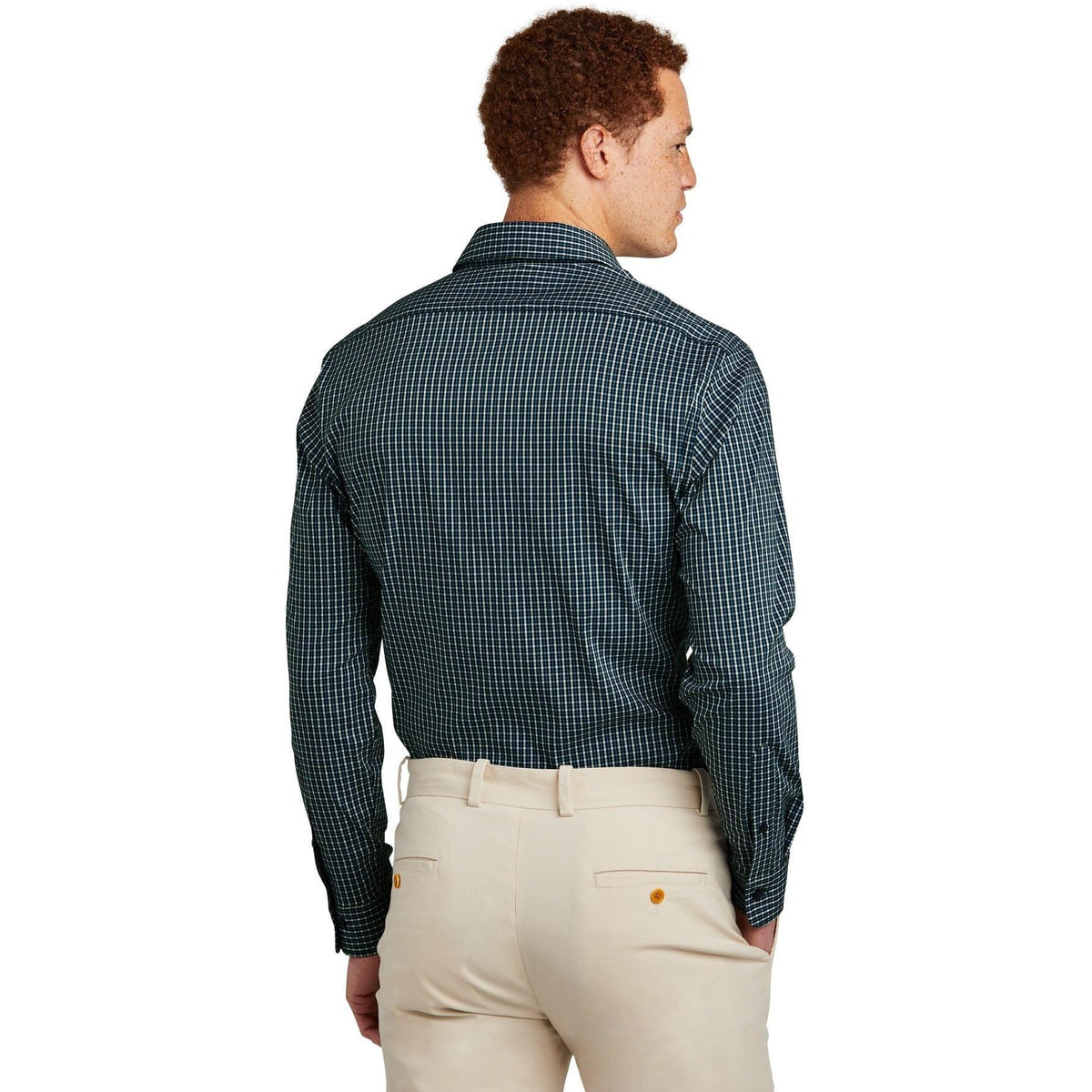 no-logo Brooks Brothers Tech Stretch Patterned Shirt-New-Brooks Brothers-Thread Logic