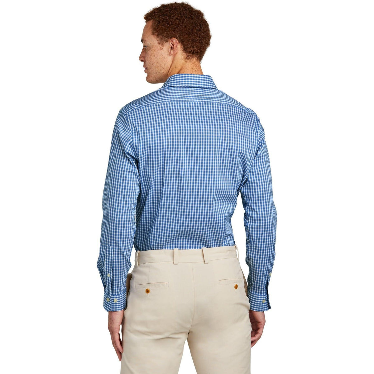 no-logo Brooks Brothers Tech Stretch Patterned Shirt-New-Brooks Brothers-Thread Logic