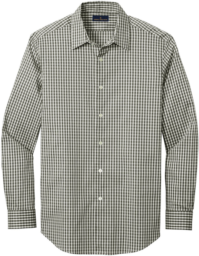 Brooks Brothers Tech Stretch Patterned Shirt With Custom 