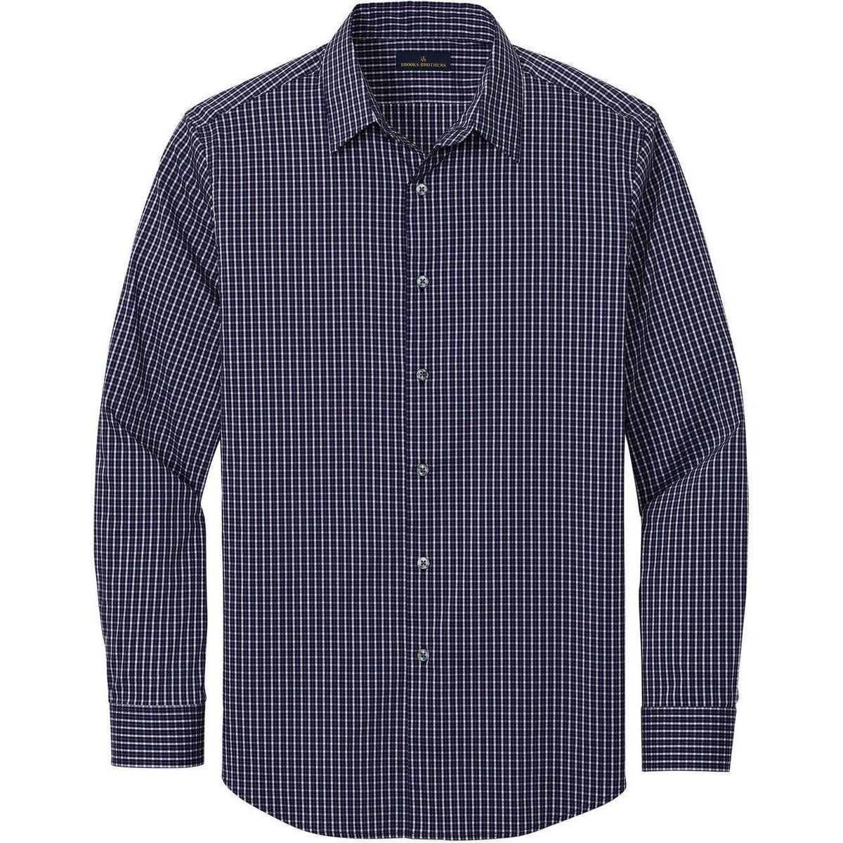 no-logo Brooks Brothers Tech Stretch Patterned Shirt