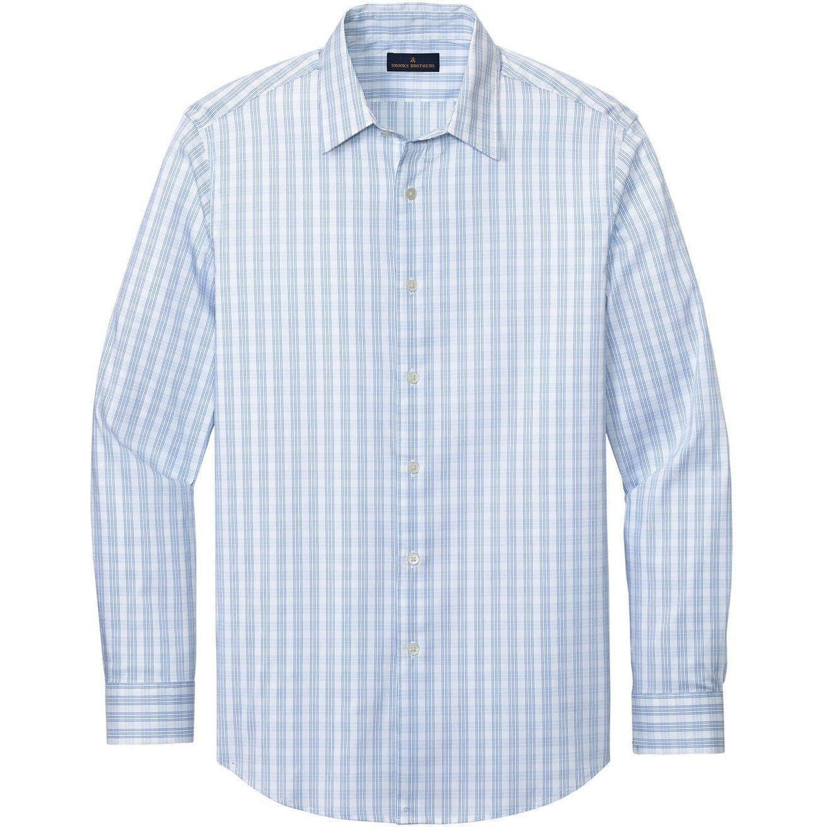 no-logo Brooks Brothers Tech Stretch Patterned Shirt