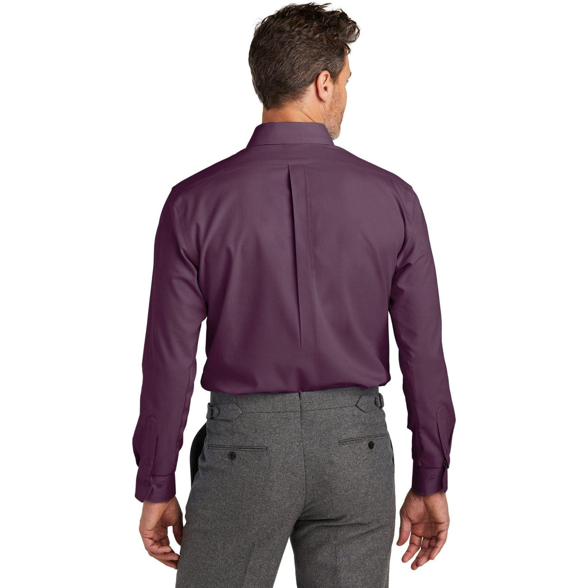 no-logo Brooks Brothers Wrinkle-Free Stretch Nailhead Shirt-New-Brooks Brothers-Thread Logic
