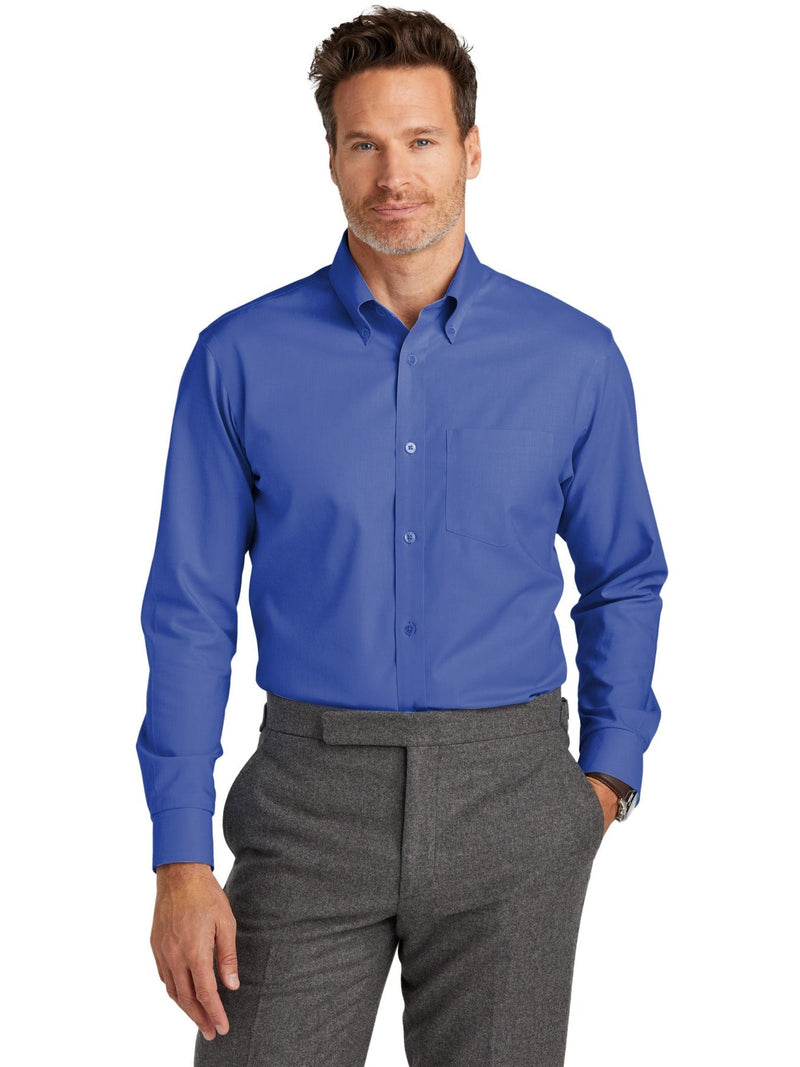 no-logo Brooks Brothers Wrinkle-Free Stretch Nailhead Shirt-New-Brooks Brothers-Thread Logic