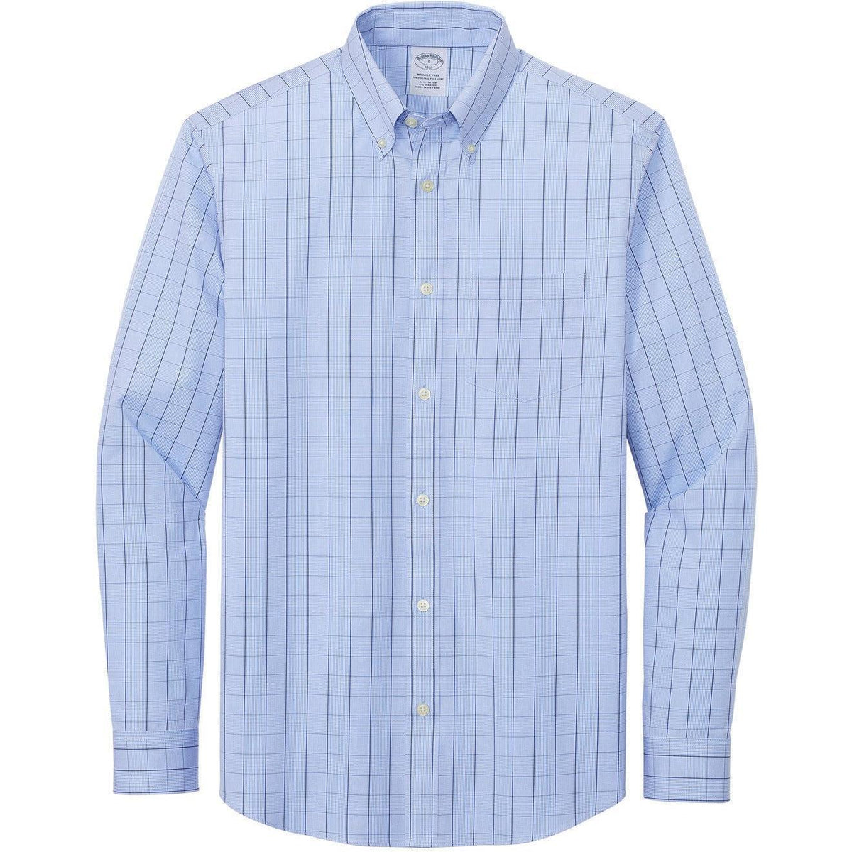 no-logo Brooks Brothers Wrinkle-Free Stretch Patterned Shirt