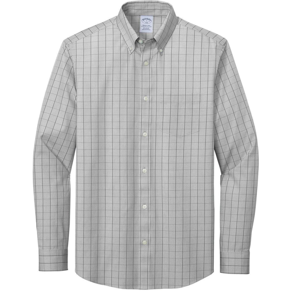 no-logo Brooks Brothers Wrinkle-Free Stretch Patterned Shirt