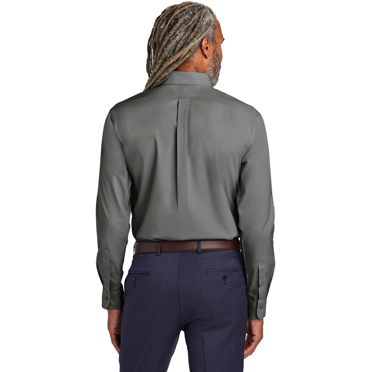 no-logo Brooks Brothers Wrinkle-Free Stretch Pinpoint Shirt-New-Brooks Brothers-Thread Logic
