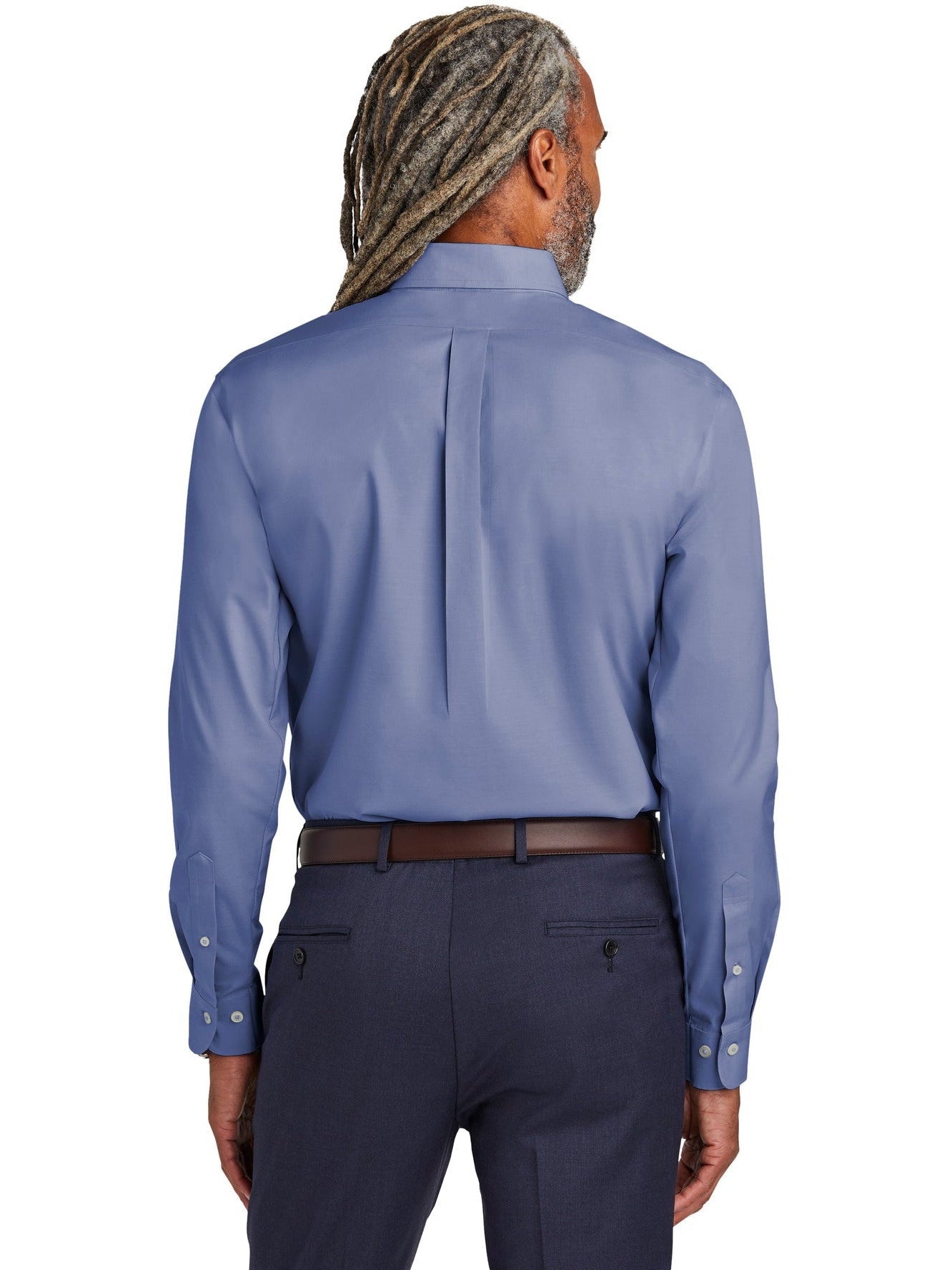 Brooks Brothers Wrinkle-Free Stretch Pinpoint Shirt With Custom