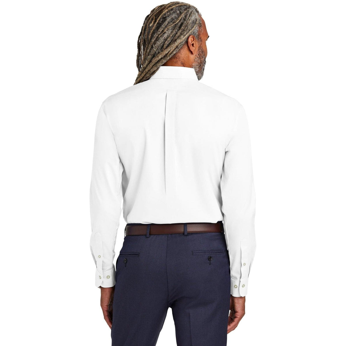 no-logo Brooks Brothers Wrinkle-Free Stretch Pinpoint Shirt-New-Brooks Brothers-Thread Logic