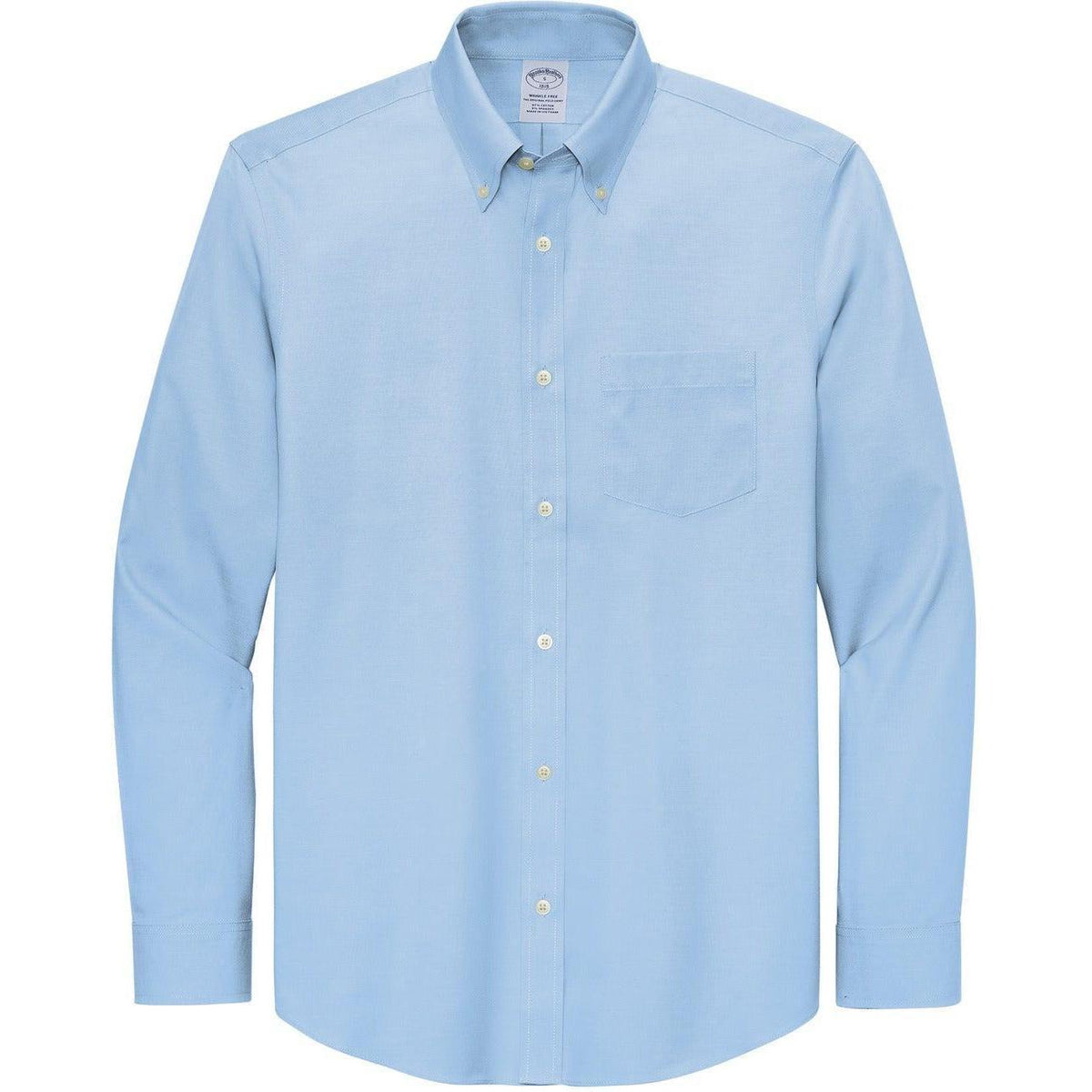 no-logo Brooks Brothers Wrinkle-Free Stretch Pinpoint Shirt
