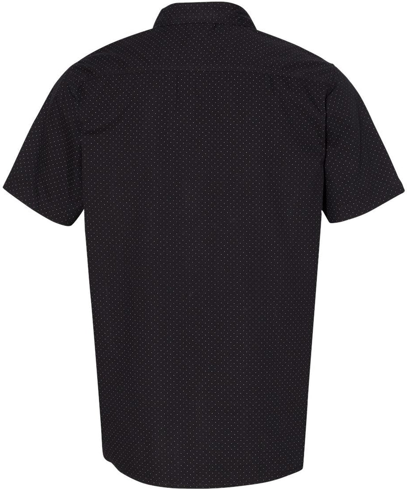 no-logo Burnside Peached Printed Poplin Short Sleeve Shirt-Wovens-Burnside-Thread Logic