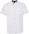 Burnside Peached Printed Poplin Short Sleeve Shirt