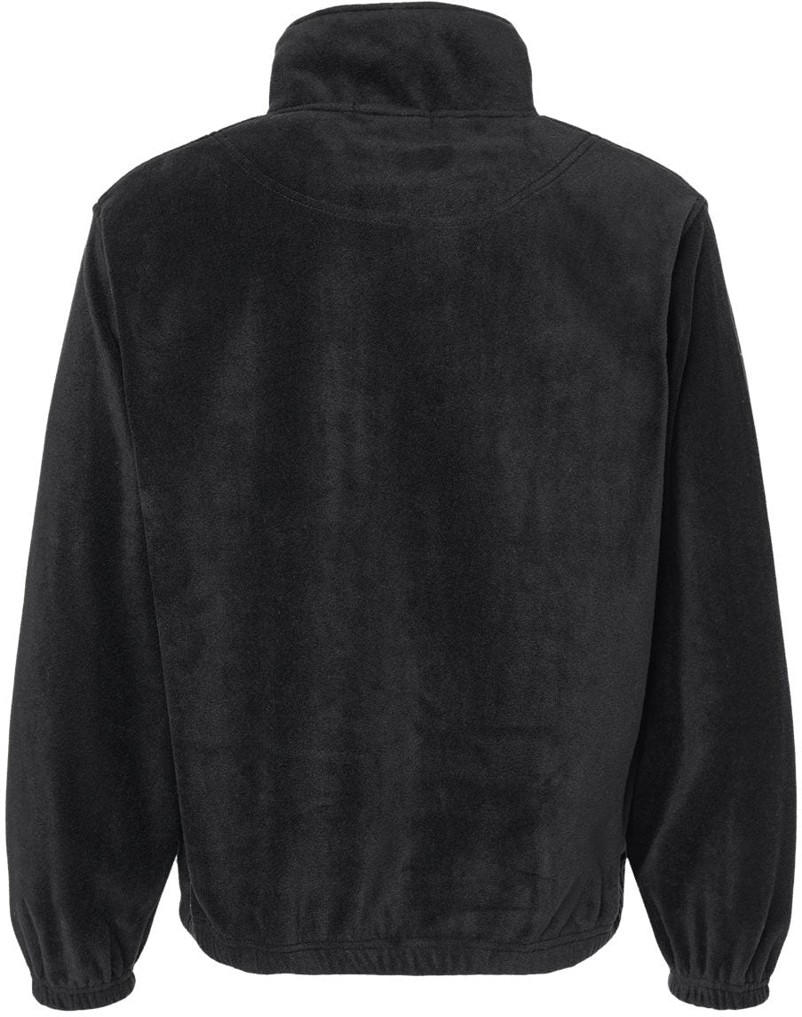 no-logo Burnside Polar Fleece Quarter-Zip Pullover-Fleece-Burnside-Thread Logic