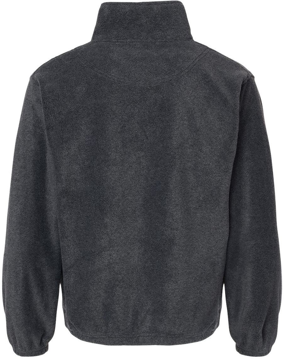 no-logo Burnside Polar Fleece Quarter-Zip Pullover-Fleece-Burnside-Thread Logic