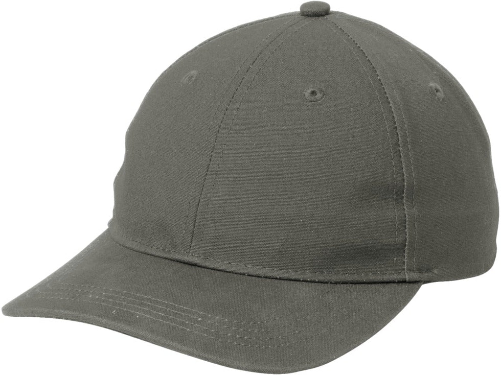 Port Authority Leather Strap Cap with custom logo embroidery
