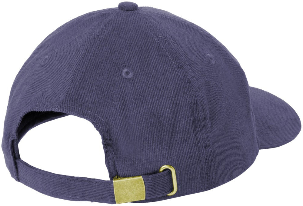 no-logo Port Authority Light Corduroy Dad Cap-Port Authority-Thread Logic
