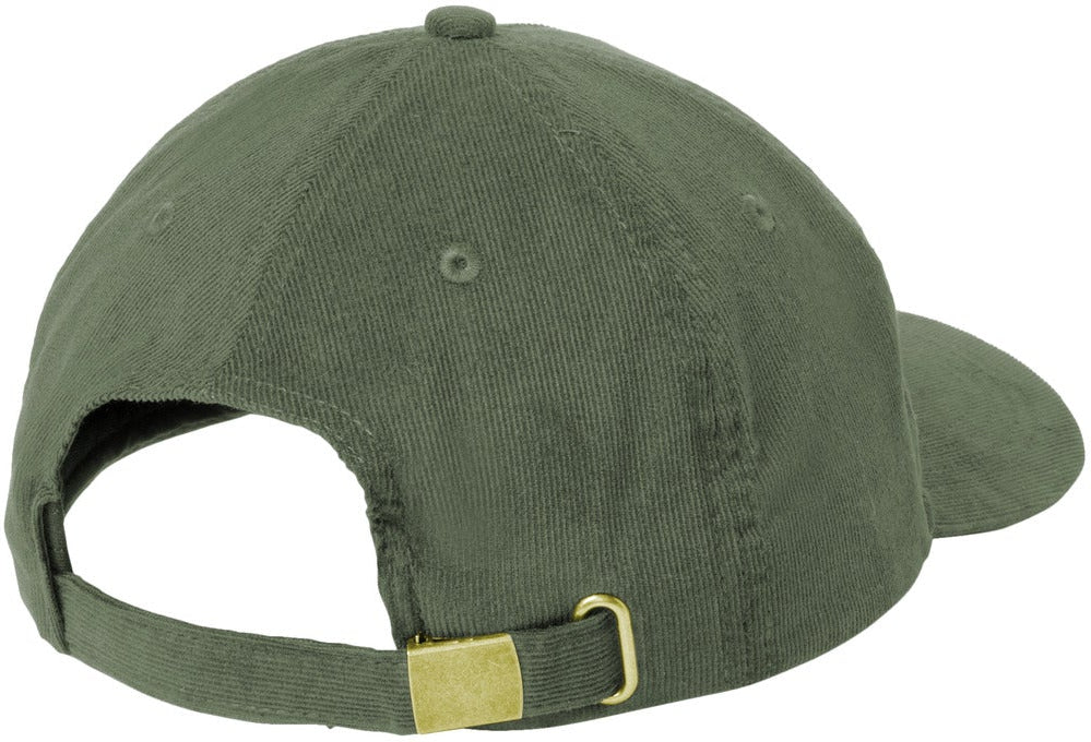 no-logo Port Authority Light Corduroy Dad Cap-Port Authority-Thread Logic