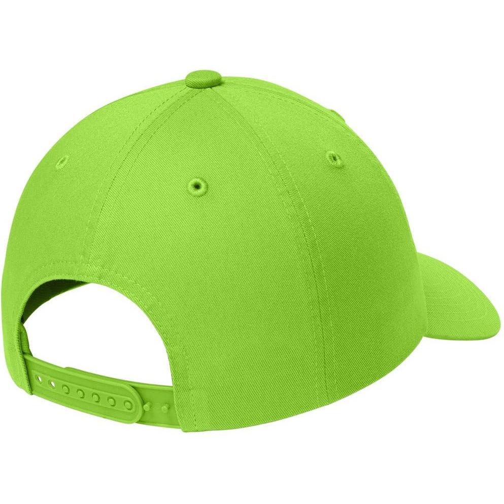 no-logo Port Authority Wearever Unstructured Twill Snapback Cap