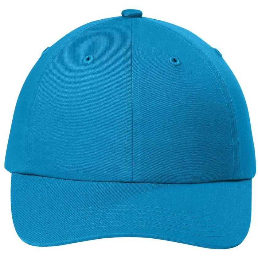 no-logo Port Authority Wearever Unstructured Twill Snapback Cap