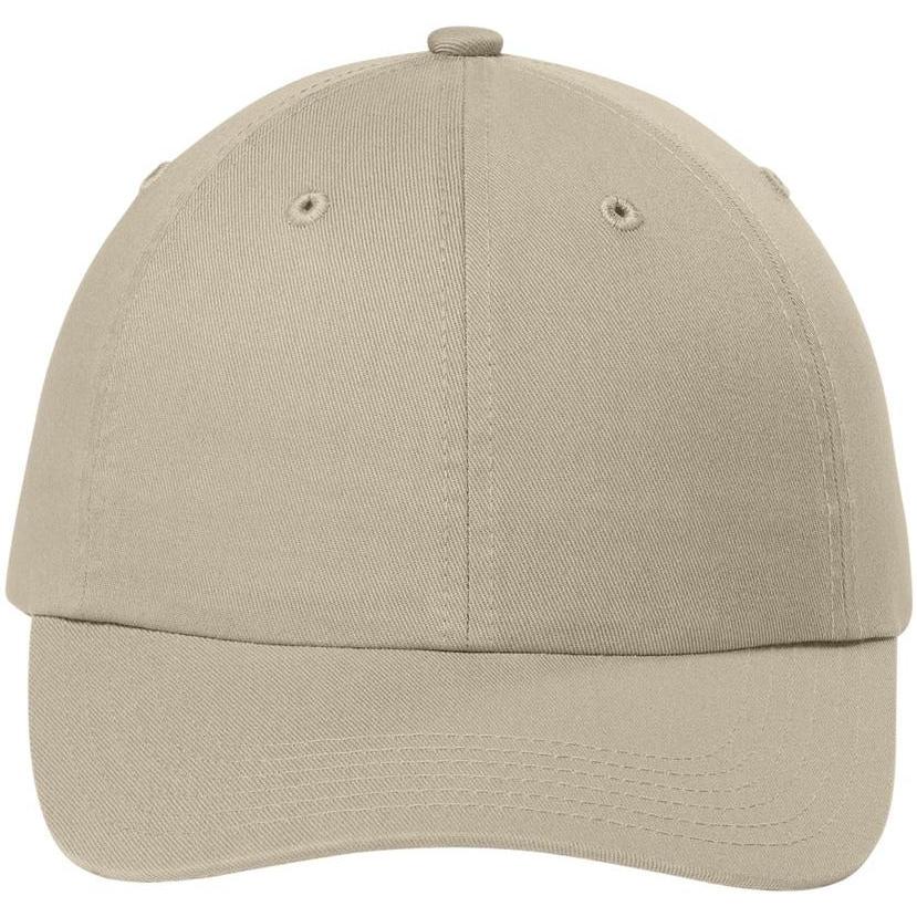no-logo Port Authority Wearever Unstructured Twill Snapback Cap