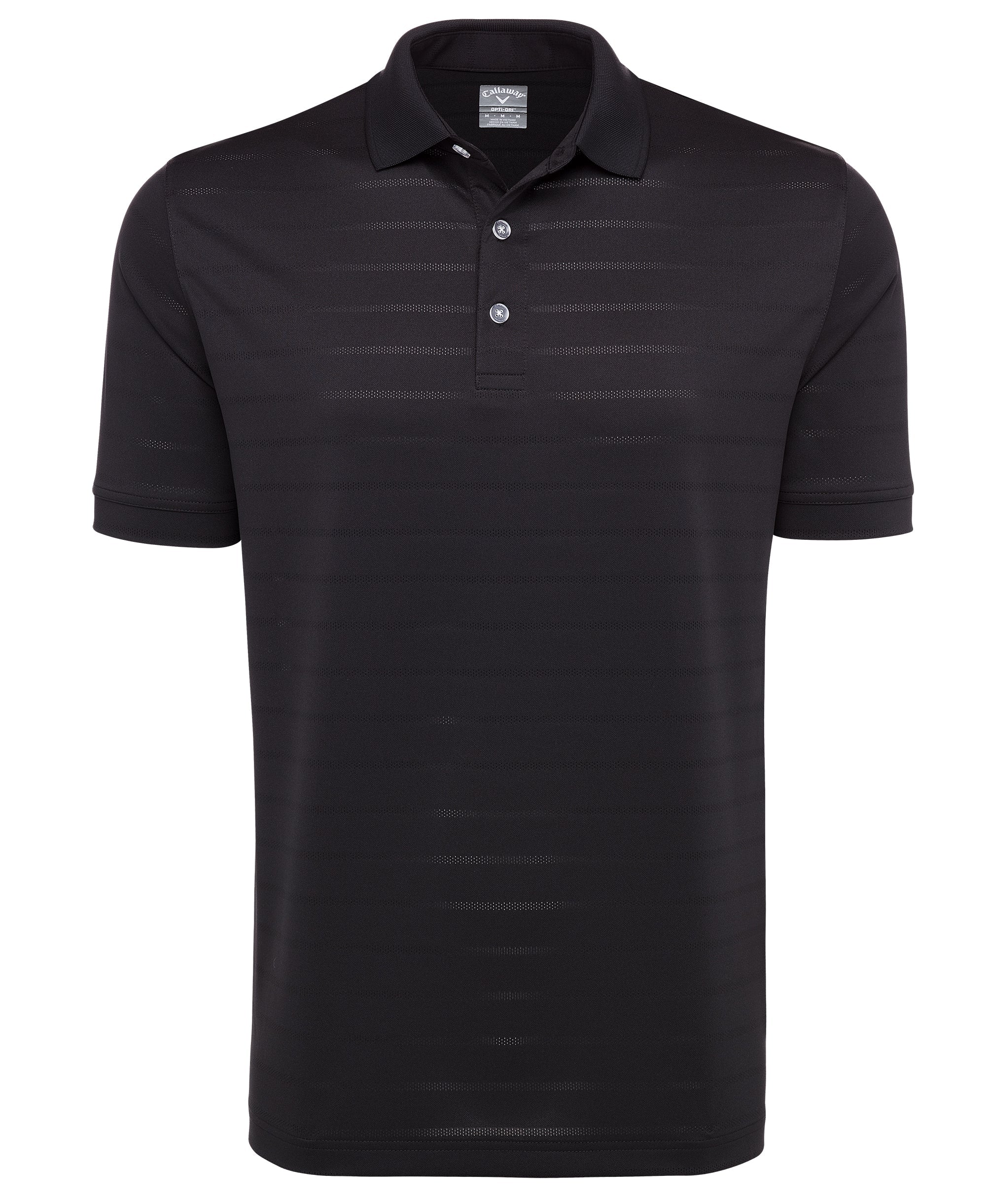 Callaway Ventilated Striped Polo with Custom Embroidery | CGM451