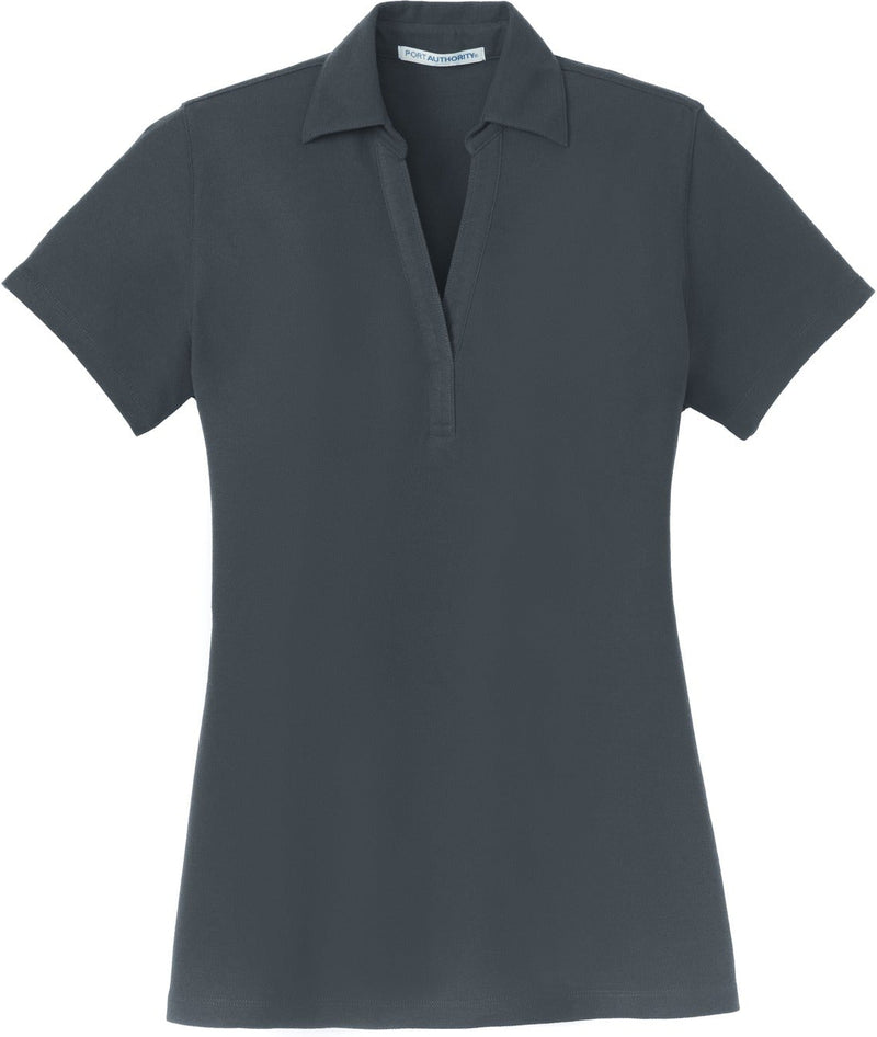 CLOSEOUT - Port Authority Ladies Silk Touch Y-Neck Polo