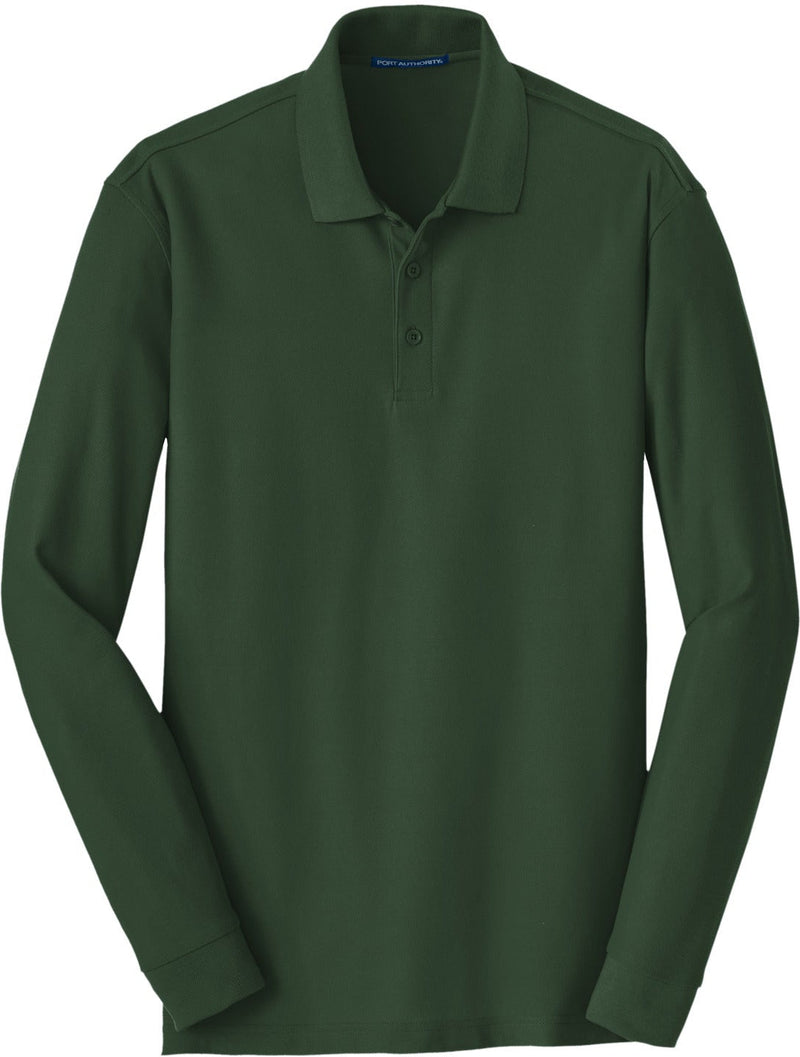 CLOSEOUT - Port Authority Long Sleeve Core Classic Pique Polo