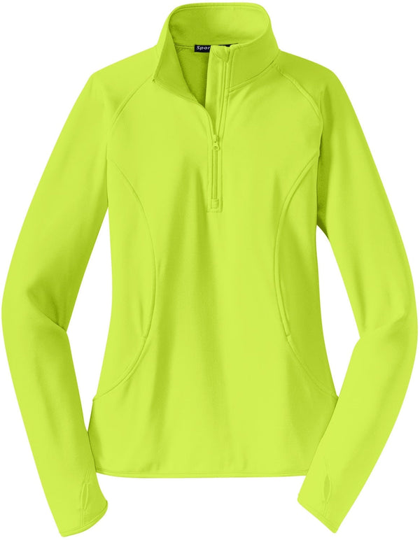 CLOSEOUT - Sport-Tek Ladies Sport-Wick Stretch 1/2-Zip