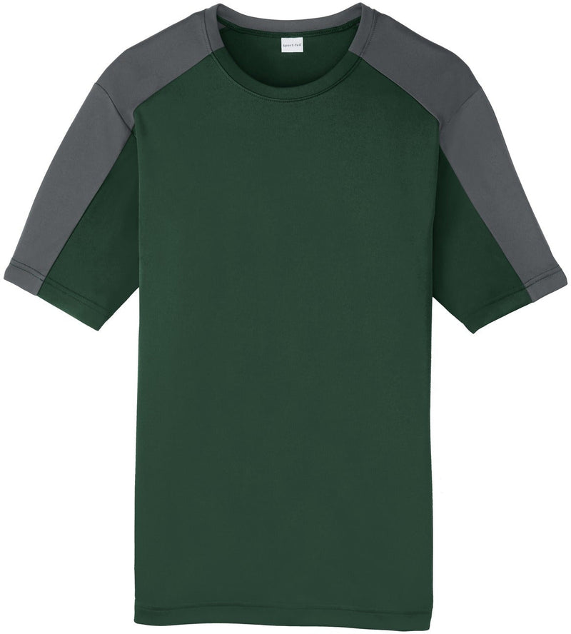 CLOSEOUT - Sport-Tek Posicharge Competitor Sleeve-Blocked Tee