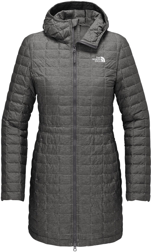 no-logo CLOSEOUT - The North Face Ladies ThermoBall Eco Long Jacket-Discontinued-The North Face-TNF Medium Grey Heather-S-Thread Logic