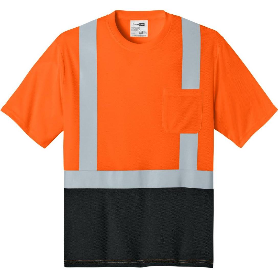 CornerStone ANSI 107 Class 2 Short Sleeve Mesh Blocked Tee