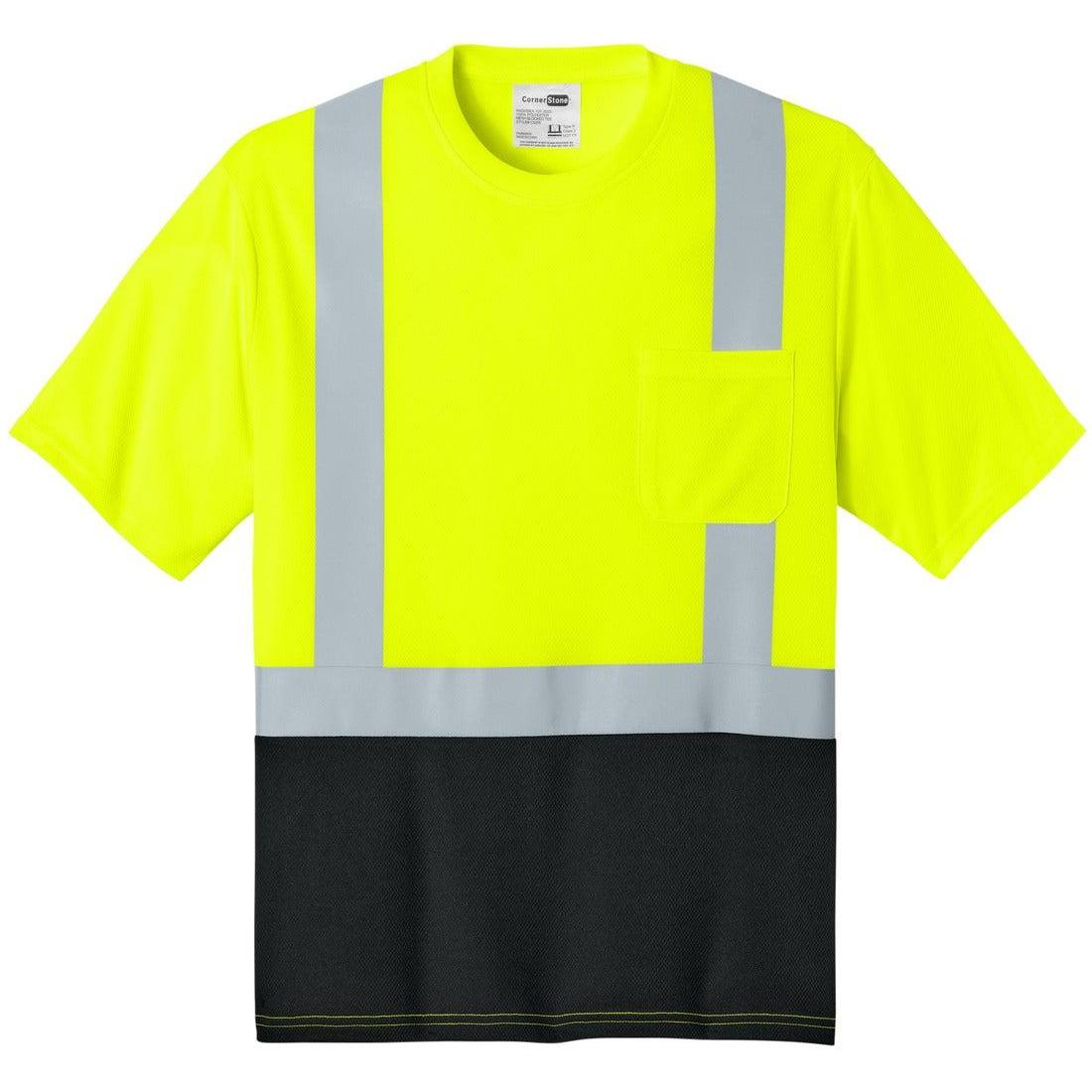 CornerStone ANSI 107 Class 2 Short Sleeve Mesh Blocked Tee