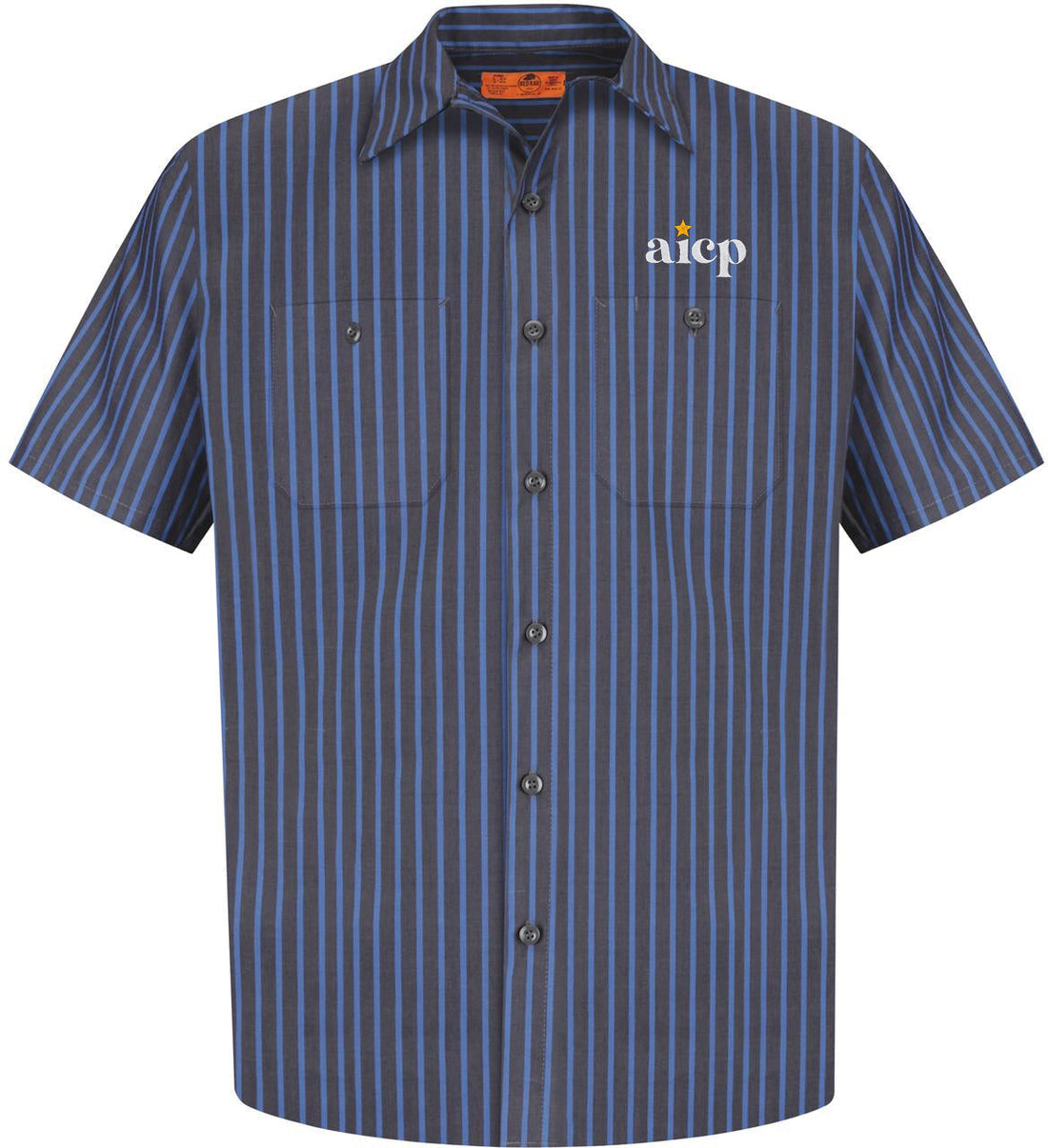 Men's Long Sleeve Industrial Striped Work Shirt | Red Kap®