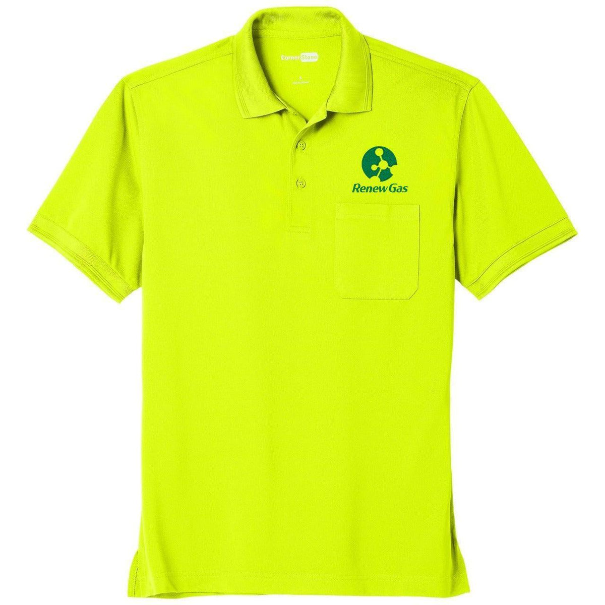 no-logo CornerStone Industrial Snag-Proof Pique Pocket Polo-Regular-Cornerstone-Thread Logic