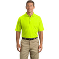 no-logo CLOSEOUT - CornerStone Industrial Pocket Pique Polo-CornerStone-Safety Yellow-S-Thread Logic