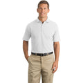 no-logo CLOSEOUT - CornerStone Industrial Pique Polo-CornerStone-White-XL-Thread Logic