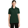 no-logo CLOSEOUT - CornerStone Ladies Industrial Pique Polo-CornerStone-Dark Green-L-Thread Logic