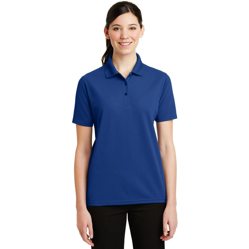 no-logo CLOSEOUT - CornerStone Ladies Industrial Pique Polo-CornerStone-Royal-XS-Thread Logic