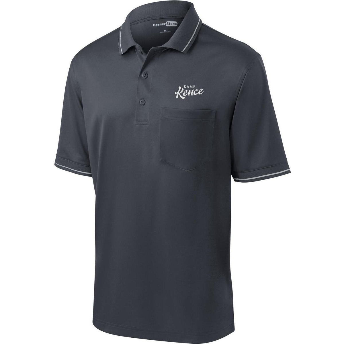 no-logo CornerStone Snag-Proof Tipped Pocket Polo-Regular-Cornerstone-Thread Logic