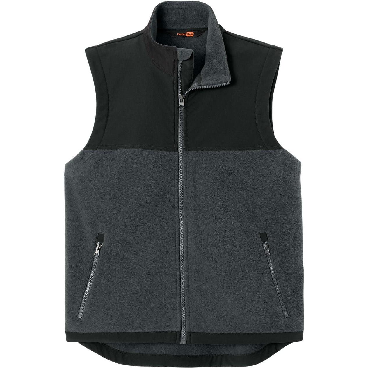 CornerStone Fleece Overlay Vest