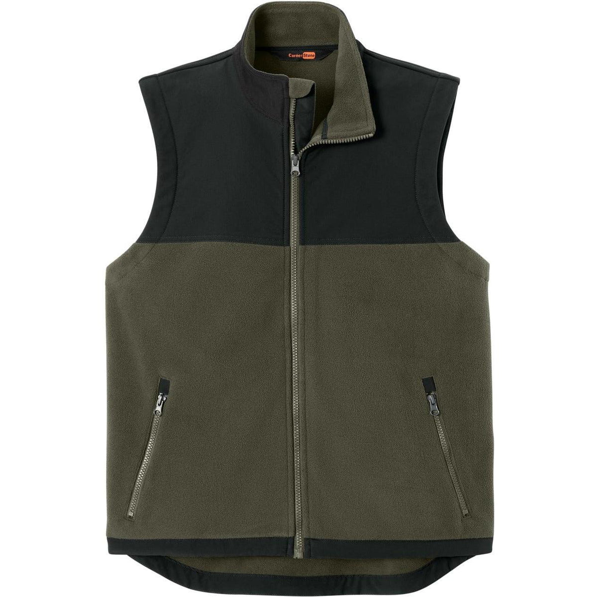 CornerStone Fleece Overlay Vest