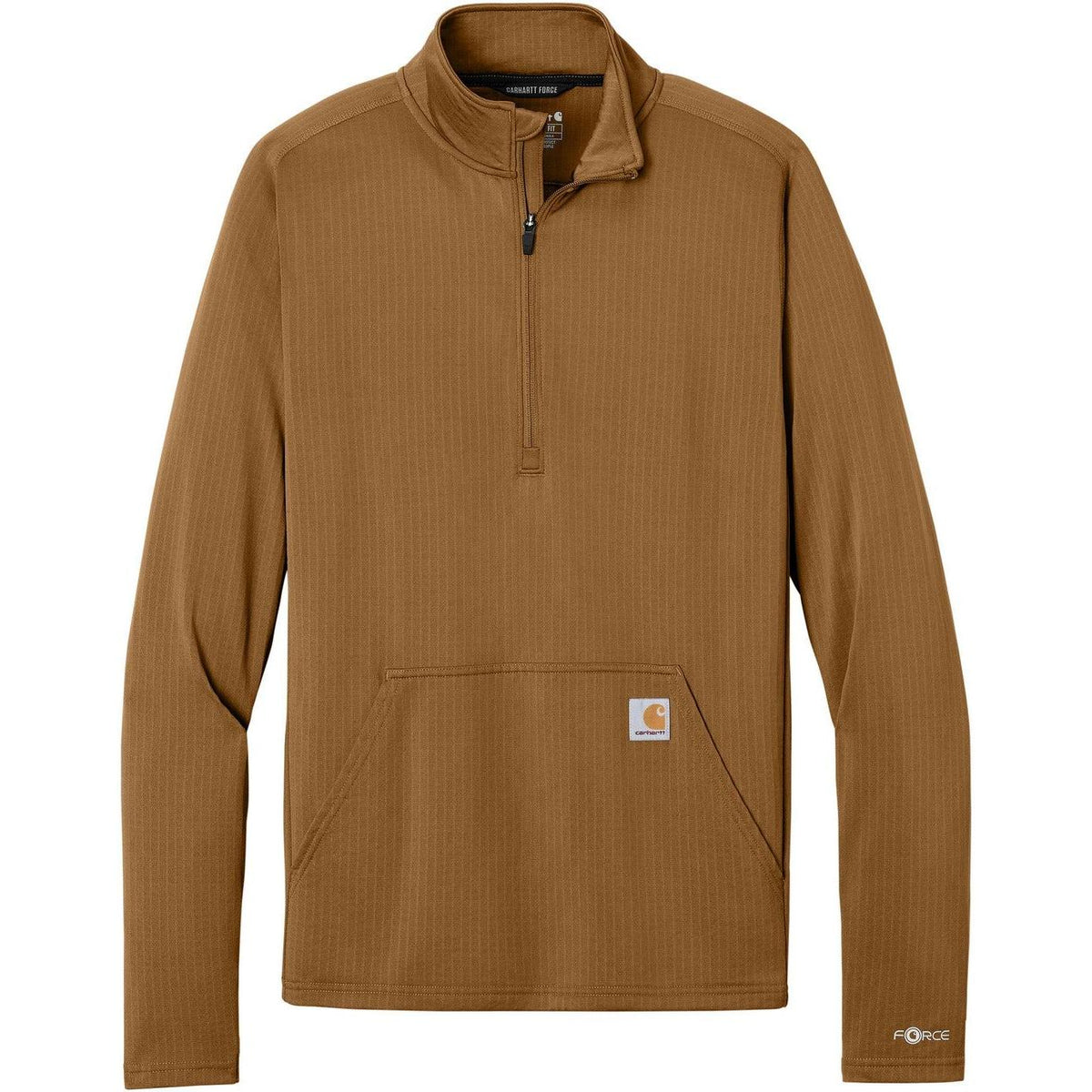 no-logo Carhartt Force 1/2-Zip Grid Fleece