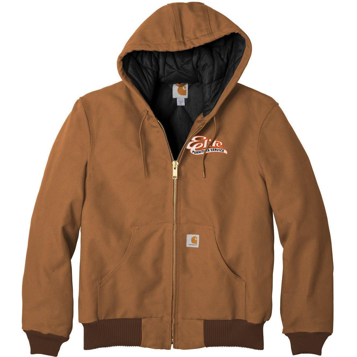 no-logo Carhartt Quilted-Flannel-Lined Duck Active Jacket-New-Carhartt-Thread Logic