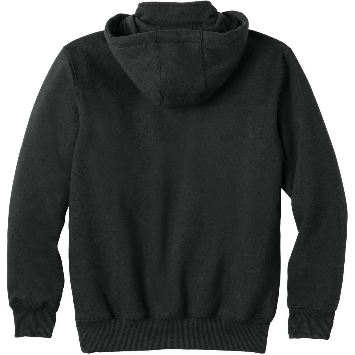no-logo Carhartt Tall Rain Defender Paxton Heavyweight Hooded Zip Mock Sweatshirt