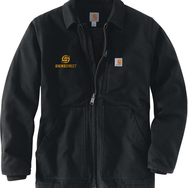 Caprhartt ジャケット Carhartt CT104293/CTT104293 Mens Gravel Grey Sherpa Lined Full Zip