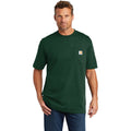 no-logo CLOSEOUT - Carhartt Tall Workwear Pocket Short Sleeve T-Shirt-Carhartt-Hunter Green-LT-Thread Logic